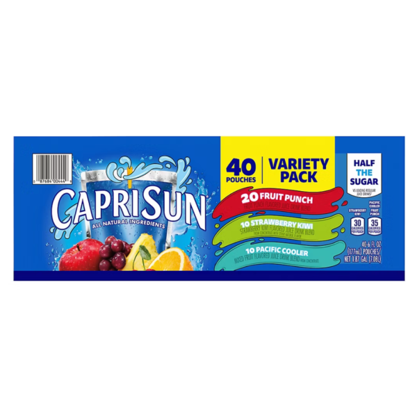 Capri Sun Flavored Juice Drink Blend Variety Pack, 40 ct./6 fl. oz.