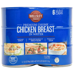 Wellsley Farms Premium Chunk Chicken Breast in Water, 6 ct./12.5 oz.