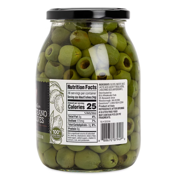 Wellsley Farms Castelvetrano Pitted Sicilian Green Olives, 35.3 oz. - Image 2