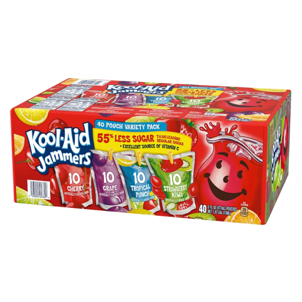 Kool-Aid Jammers Soft Drink Variety Pack, 40 pk./6 fl. oz. - Image 3