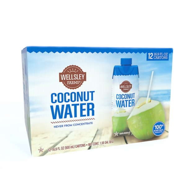 Wellsley Farms Coconut Water, 12 pk./500mL - Image 2