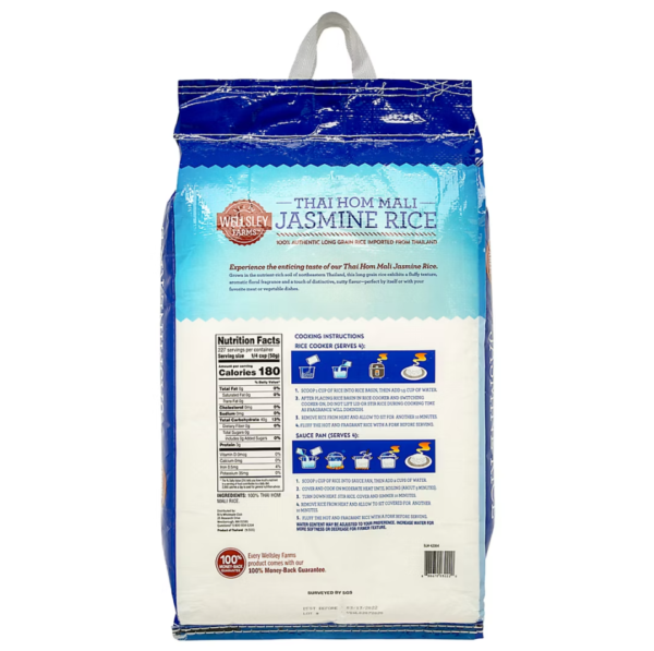 Wellsley Farms Thai Hom Mali Jasmine Rice, 25 lbs. - Image 2
