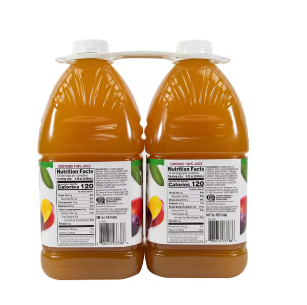 Wellsley Farms Organic Mango Passion Fruit Juice, 2 pk./96 fl. oz. - Image 3
