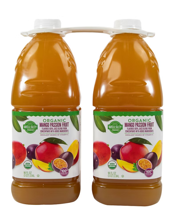 Wellsley Farms Organic Mango Passion Fruit Juice, 2 pk./96 fl. oz. - Image 3