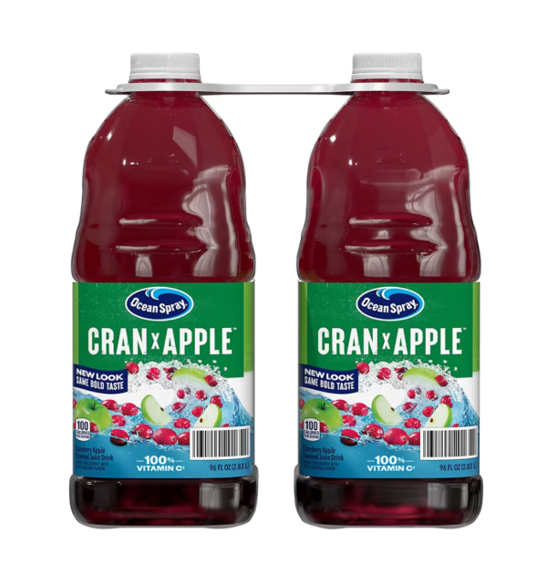 Ocean Spray Cran-Apple Cranberry Apple Juice Drink, 2 pk./96 fl. oz.