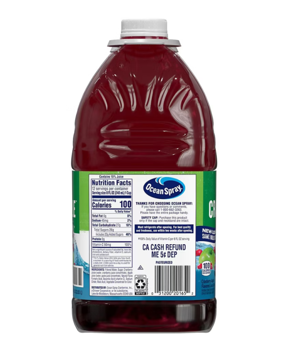 Ocean Spray Cran-Apple Cranberry Apple Juice Drink, 2 pk./96 fl. oz. - Image 5