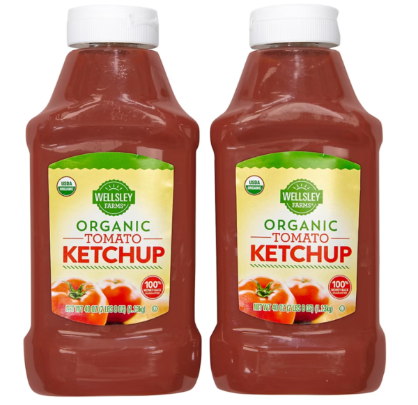 Wellsley Farms Organic Tomato Ketchup, 2pk./40 oz.