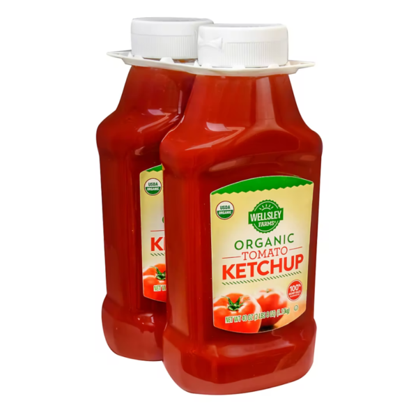 Wellsley Farms Organic Tomato Ketchup, 2pk./40 oz. - Image 2