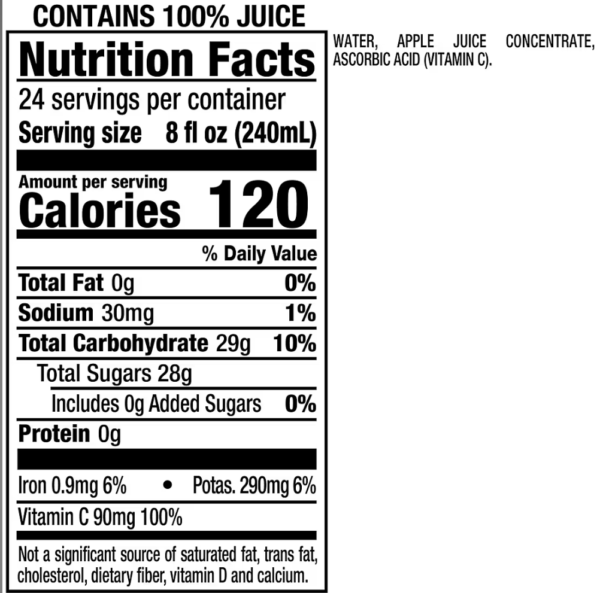 Mott's 100% Original Apple Juice, 24 pk./8 fl. oz. - Image 5