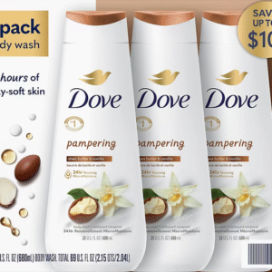 Dove Pampering Shea Butter & Vanilla Body Wash, 3 pk./23 oz.