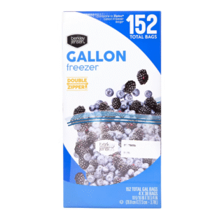 Berkley Jensen Freezer Gallon Double Zip Bags, 152 ct.