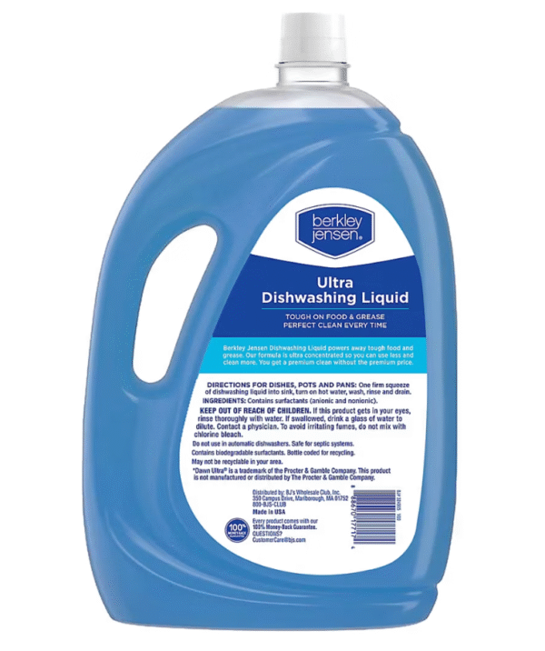 Berkley Jensen Ultra Dishwashing Liquid Dish Soap, 100 oz. - Image 2
