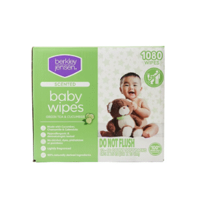Berkley Jensen Green Tea & Cucumber Scented Baby Wipes, 1080 ct.