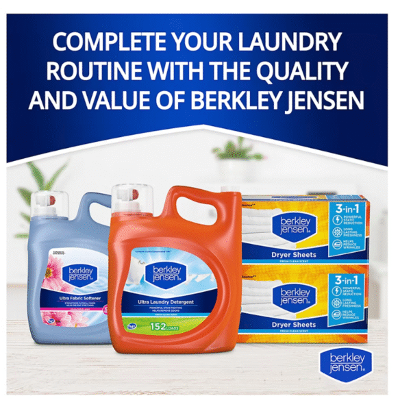 Berkley Jensen Ultra Liquid Laundry Detergent - Fresh Clean Scent, 152 loads/ 200 oz. - Image 6