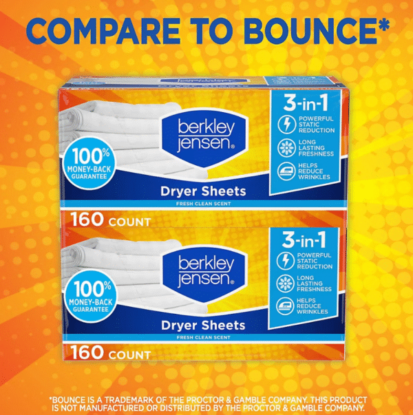 Berkley Jensen Soft and Fresh Dryer Sheets, 320 ct. - Image 3