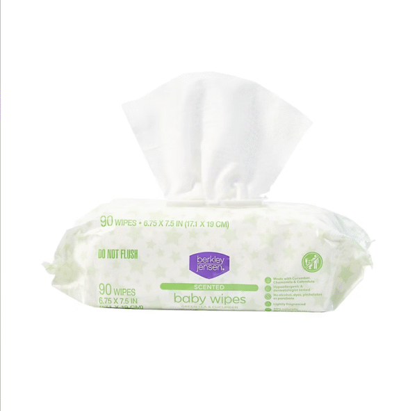 Berkley Jensen Green Tea & Cucumber Scented Baby Wipes, 1080 ct. - Image 4