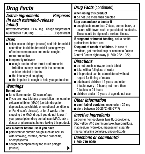 Berkley Jensen Maximum Strength Mucus Relief DM Tablets, 56 ct. - Image 7