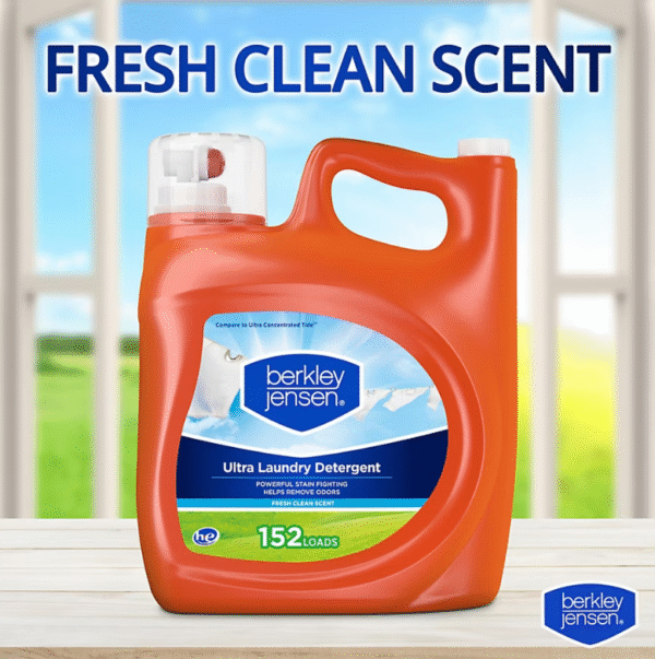 Berkley Jensen Ultra Liquid Laundry Detergent - Fresh Clean Scent, 152 loads/ 200 oz. - Image 9