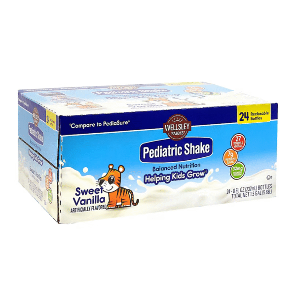 Wellsley Farms Pediatric Nutrition Shake - Vanilla, 24 ct./8 oz. - Image 2