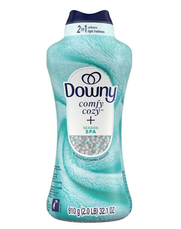 Downy In-Wash Scent Booster Beads - Comfy Cozy + Seaside Spa, 32.1 oz. - Image 2