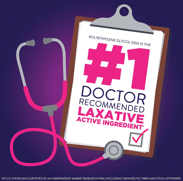 Berkley Jensen ClearLax Powder Laxative, 2 pk./26.9 oz. - Image 2