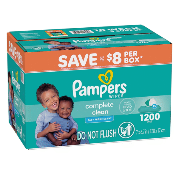 Pampers Baby Clean Wipes - Fresh Scent, 15 pk./1200 wipes - Image 2