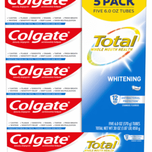 Colgate Total Active Prevention Whitening Toothpaste, Mint, 5 pk./6.0 oz.