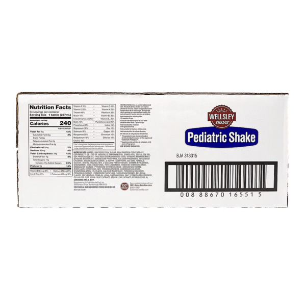 Wellsley Farms Pediatric Nutrition Shake - Vanilla, 24 ct./8 oz. - Image 3