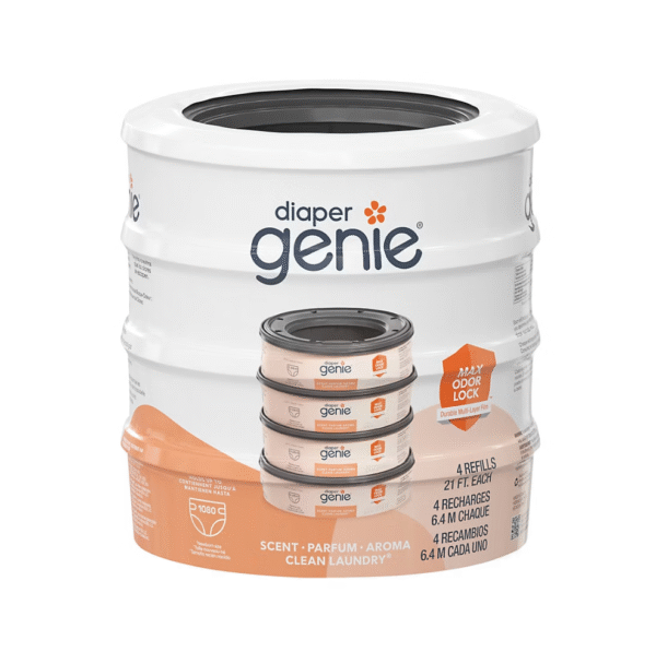 Diaper Genie Clean Laundry Scent Refill, 4 pk.
