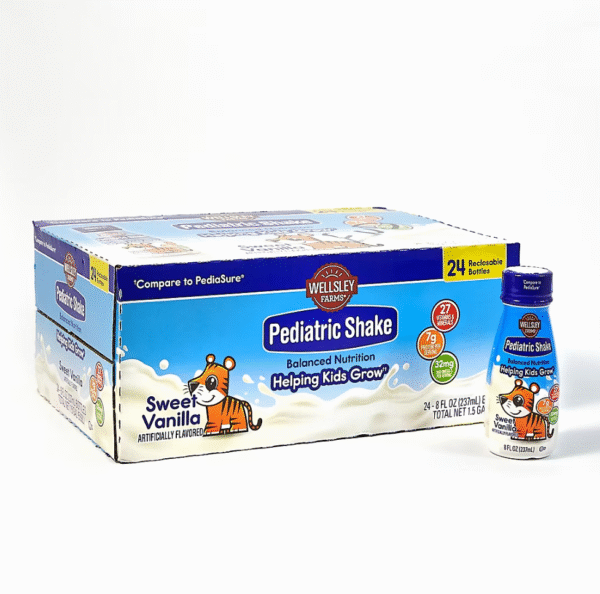 Wellsley Farms Pediatric Nutrition Shake - Vanilla, 24 ct./8 oz. - Image 4