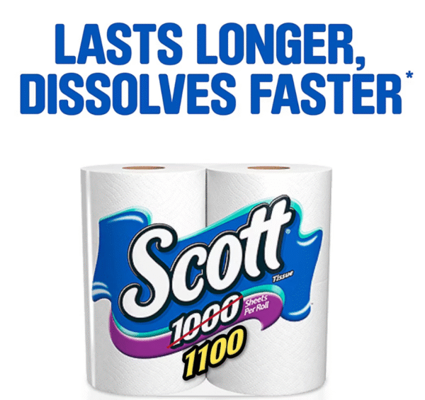 Scott Toilet Paper, 36 pk./1,100 sheets per roll - Image 2