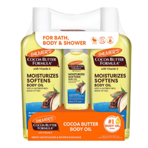 Palmer's Cocoa Butter Formula Body Oil Club Pack With Vitamin E, 2 ct./8.5 oz. Plus Travel Size Pack