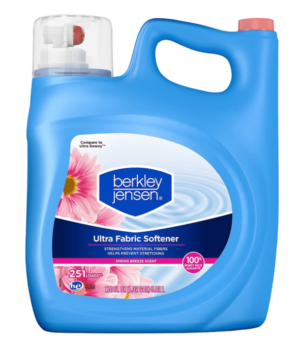 Berkley Jensen Ultra Liquid Fabric Softener - Spring Breeze, 251 loads/170 oz.
