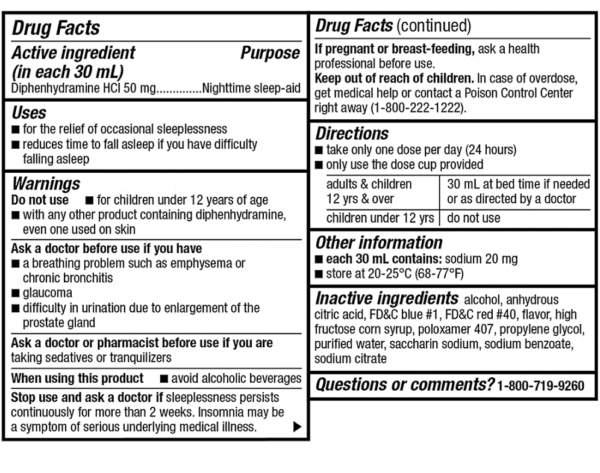 Berkley Jensen's Night Time Sleep Aid Liquid, 3 pk. - Image 8
