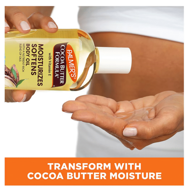 Palmer's Cocoa Butter Formula Body Oil Club Pack With Vitamin E, 2 ct./8.5 oz. Plus Travel Size Pack - Image 4