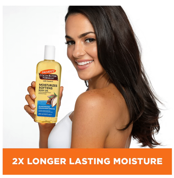Palmer's Cocoa Butter Formula Body Oil Club Pack With Vitamin E, 2 ct./8.5 oz. Plus Travel Size Pack - Image 5