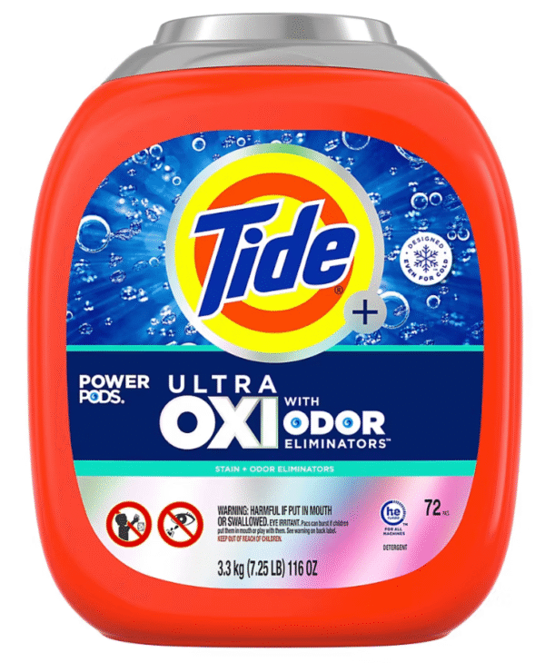 Tide Ultra OXI Power PODS with Odor Eliminators, 72 ct. - Image 2