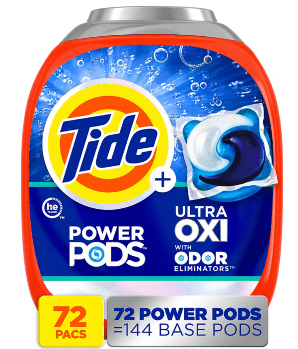 Tide Ultra OXI Power PODS with Odor Eliminators, 72 ct. - Image 4