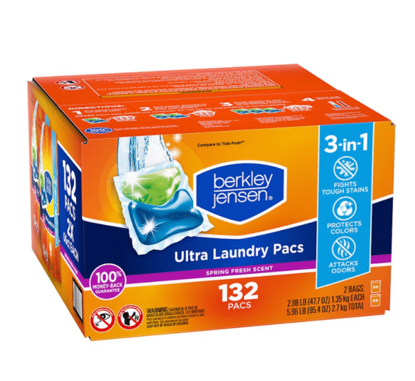 Berkley Jensen Ultra Laundry Pacs - Spring Fresh Scent, 132 ct. - Image 2
