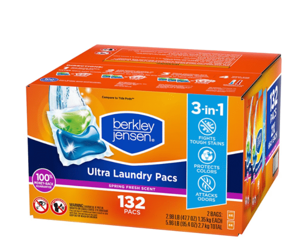 Berkley Jensen Ultra Laundry Pacs - Spring Fresh Scent, 132 ct. - Image 3