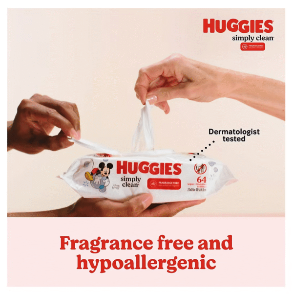 Huggies Nourish Scented Push Button Pack Baby Wipes, 10 pk. - Image 9