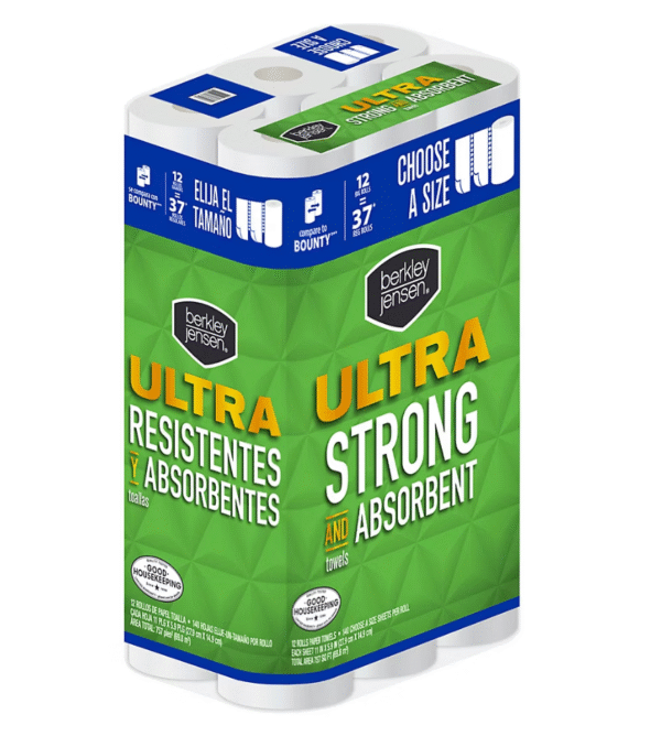 Berkley Jensen Choose-a-Size Ultra Paper Towels, 12 pk./140 sheets per roll - Image 2