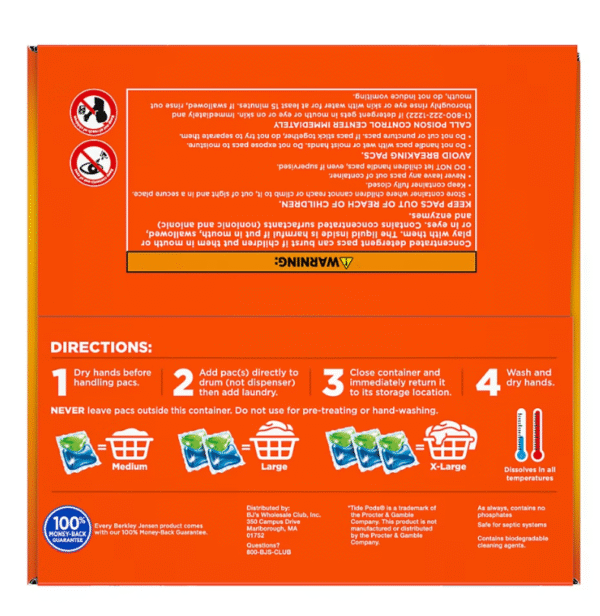 Berkley Jensen Ultra Laundry Pacs - Spring Fresh Scent, 132 ct. - Image 6