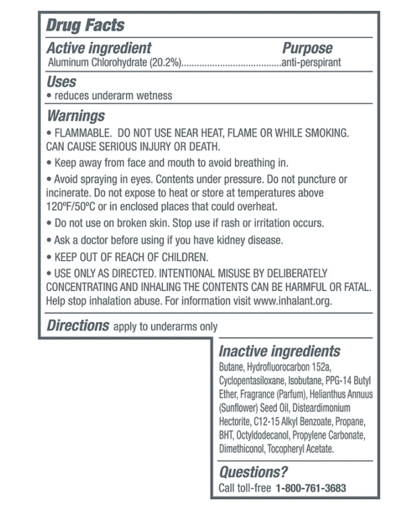 Dove Clear Finish Antiperspirant Spray, 3 ct. - Image 3