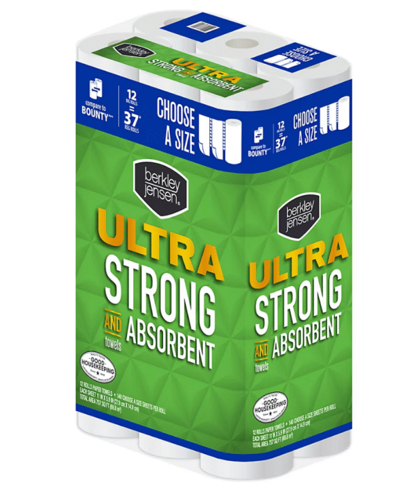 Berkley Jensen Choose-a-Size Ultra Paper Towels, 12 pk./140 sheets per roll - Image 3