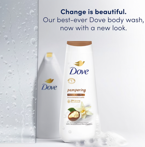 Dove Pampering Shea Butter & Vanilla Body Wash, 3 pk./23 oz. - Image 3