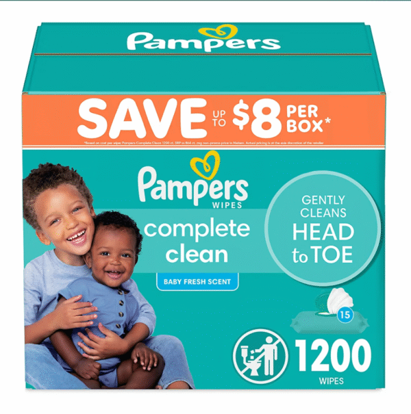 Pampers Baby Clean Wipes - Fresh Scent, 15 pk./1200 wipes - Image 3