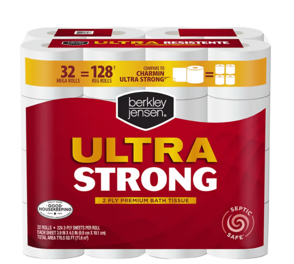 Berkley Jensen Ultra Strong Bath Tissue, 32 pk./224 sheets per roll