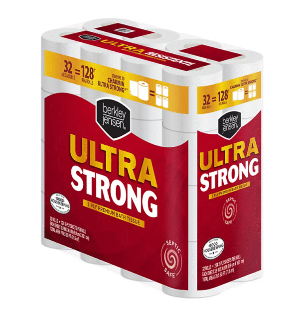 Berkley Jensen Ultra Strong Bath Tissue, 32 pk./224 sheets per roll - Image 3
