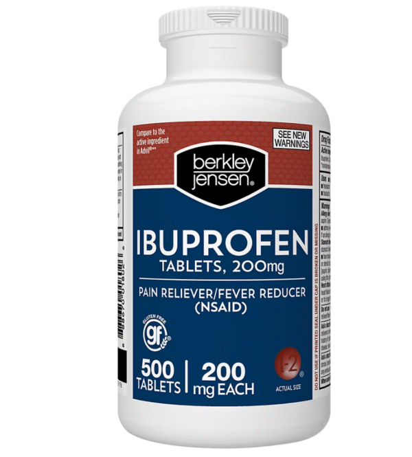 Berkley Jensen 200mg Ibuprofen Tablets, 500 ct.